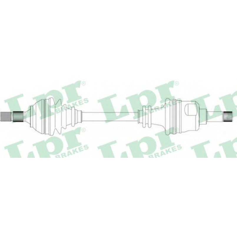 DS16134  LPR - Напіввісь