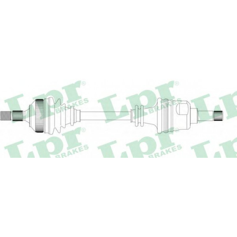 DS16187  LPR - Напіввісь