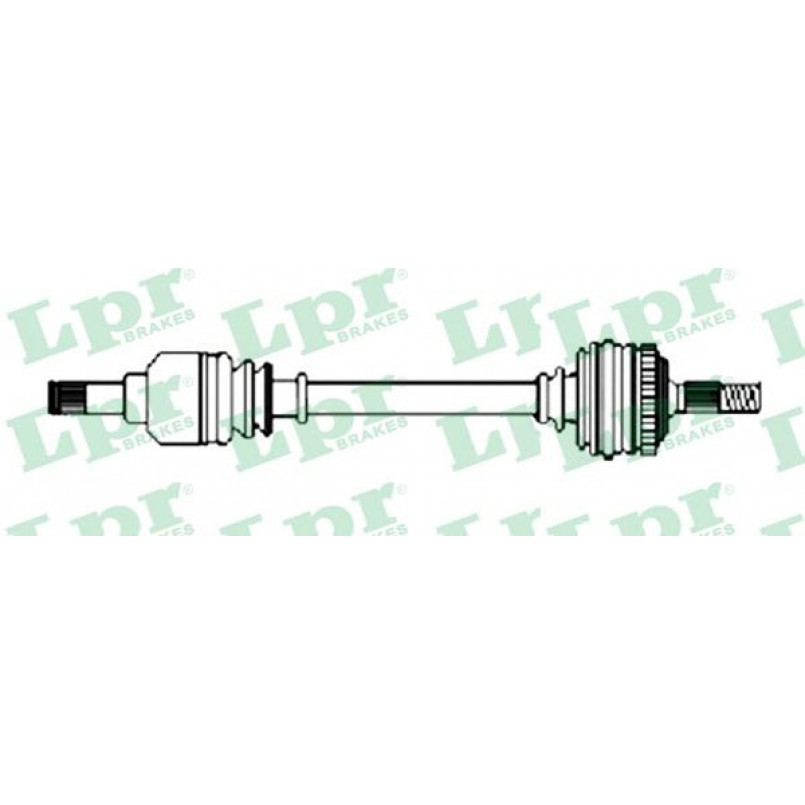 DS16204  LPR - Напіввісь