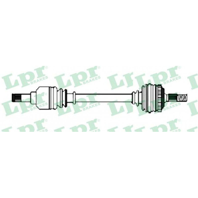 DS16214  LPR - Напіввісь