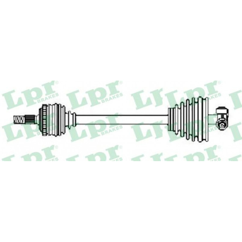 DS18003  LPR - Напіввісь