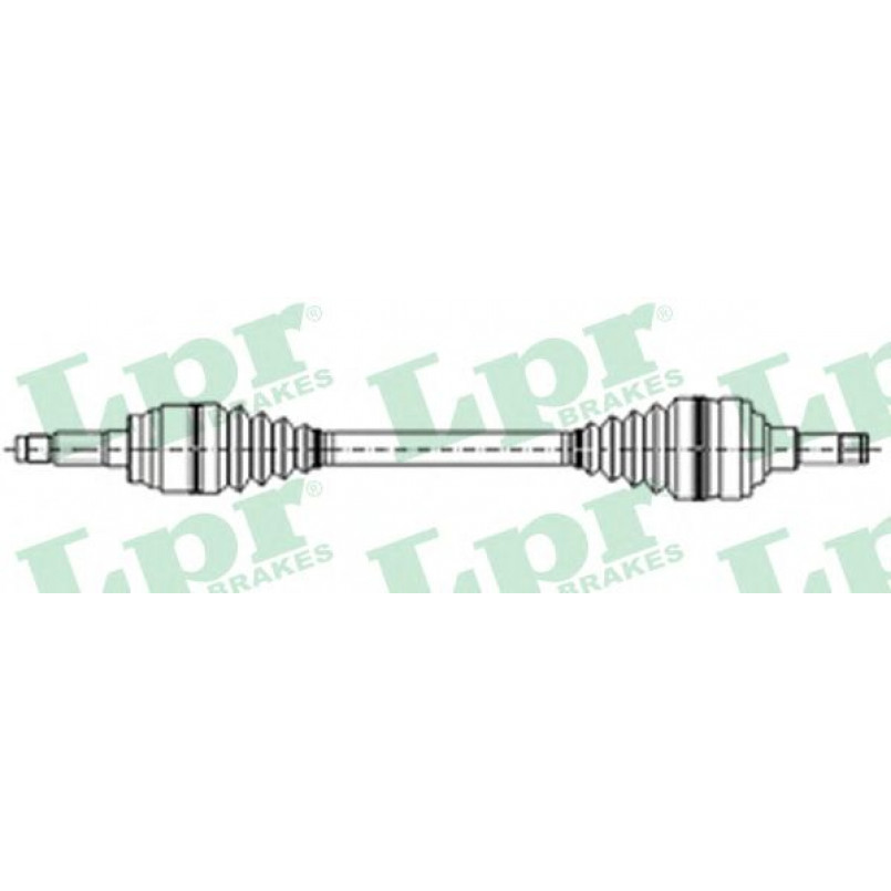 DS21048  LPR - Напіввісь