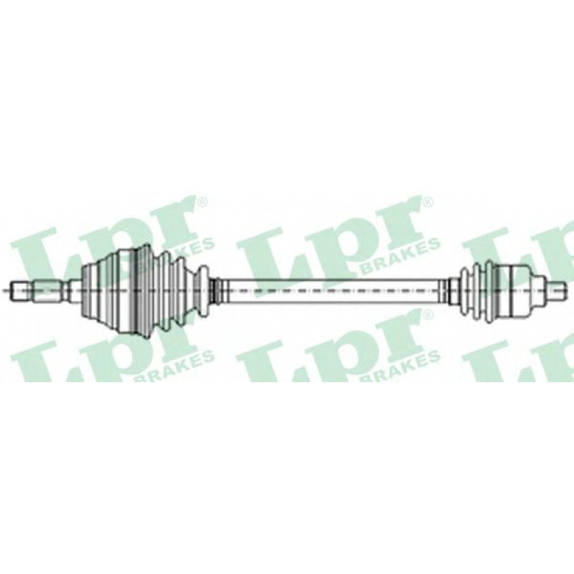 DS21052  LPR - Напіввісь