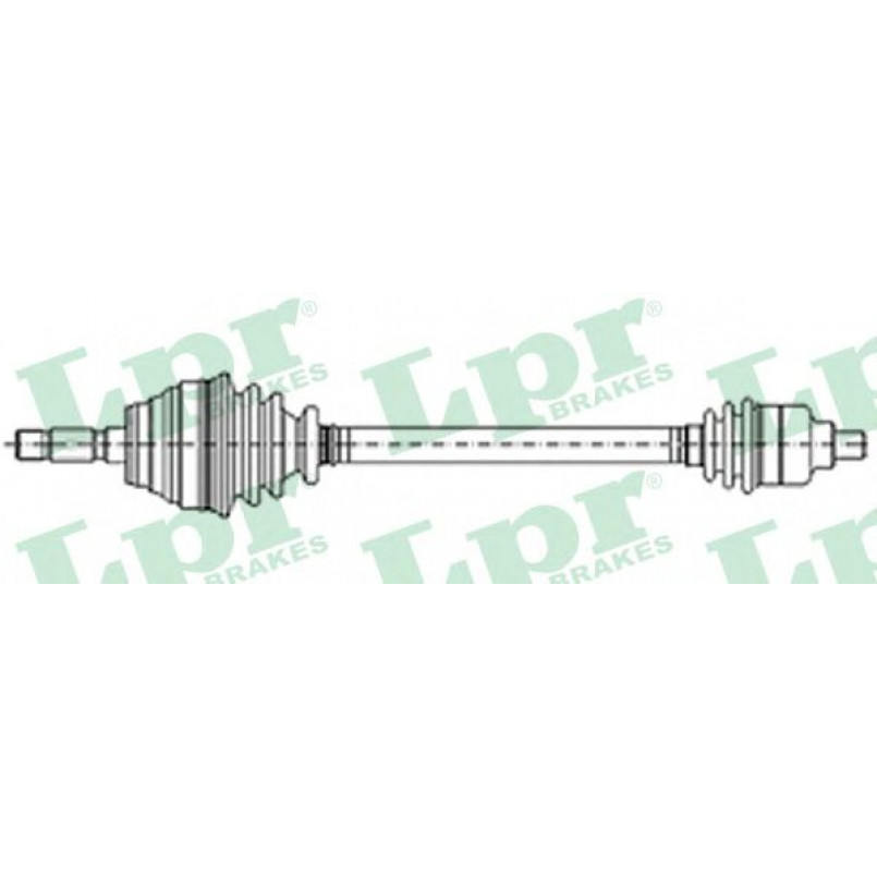 DS21056  LPR - Напіввісь