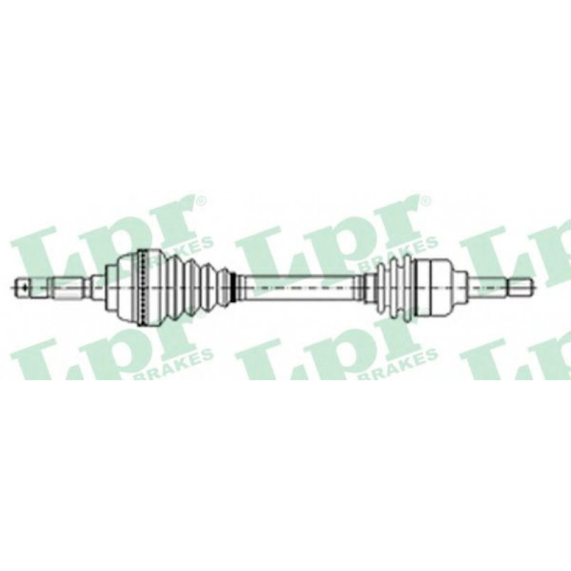 DS21058  LPR - Напіввісь
