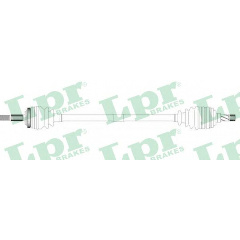 DS37047  LPR - Напіввісь