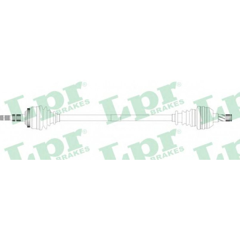 DS37088  LPR - Напіввісь