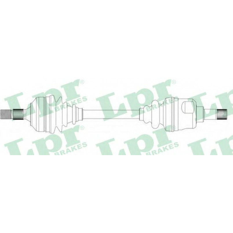 DS38145  LPR - Напіввісь