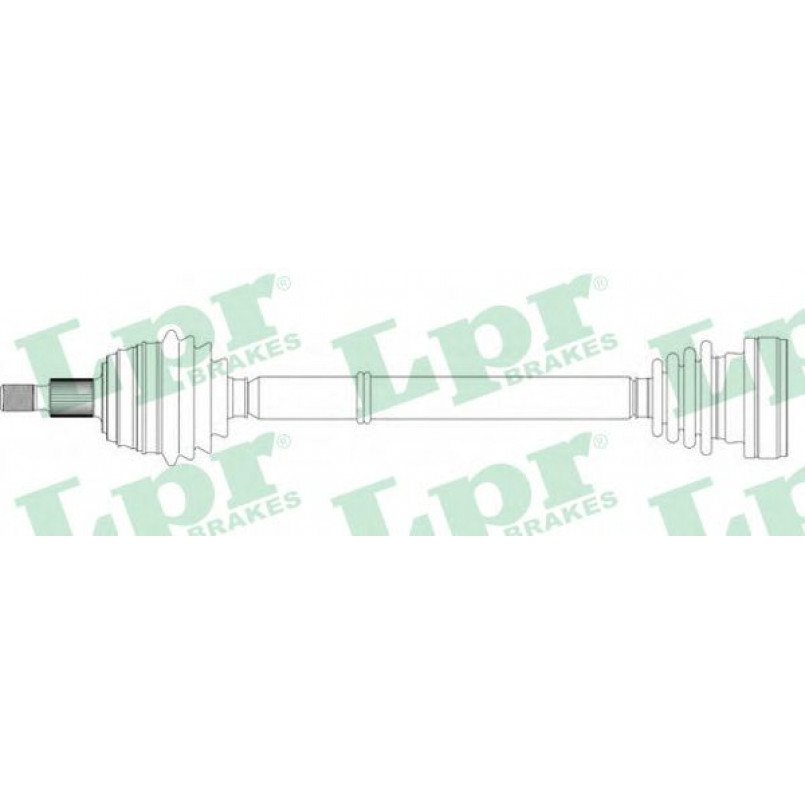 DS43006  LPR - Напіввісь