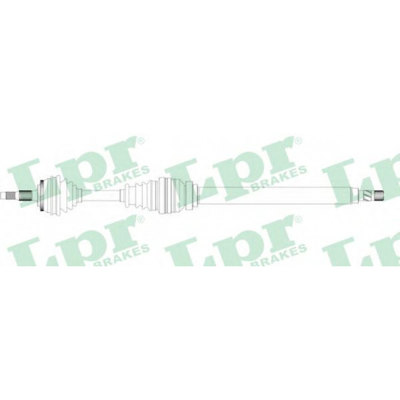 DS49016  LPR - Напіввісь
