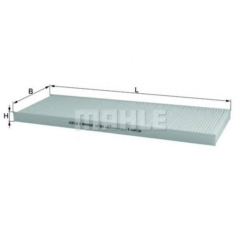 LA568 Фільтр салону (MAHLE)