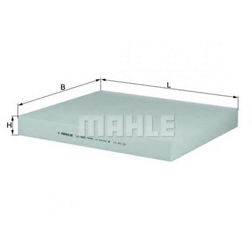 LA569 Фільтр салону (MAHLE)