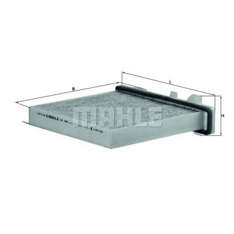 LAK589 Фільтр салону (MAHLE)