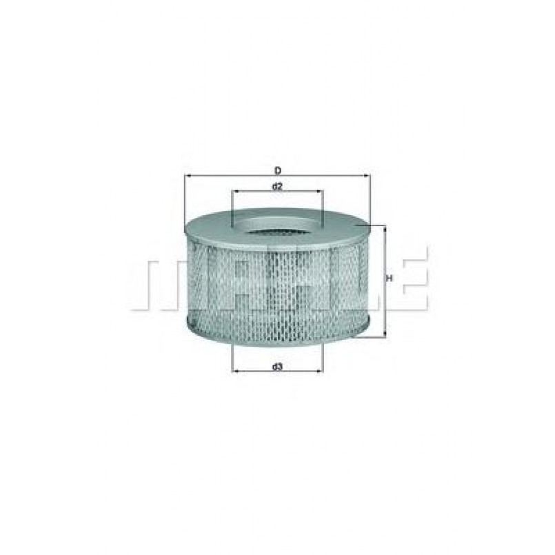 LX1641 Фільтр повітря (MAHLE)