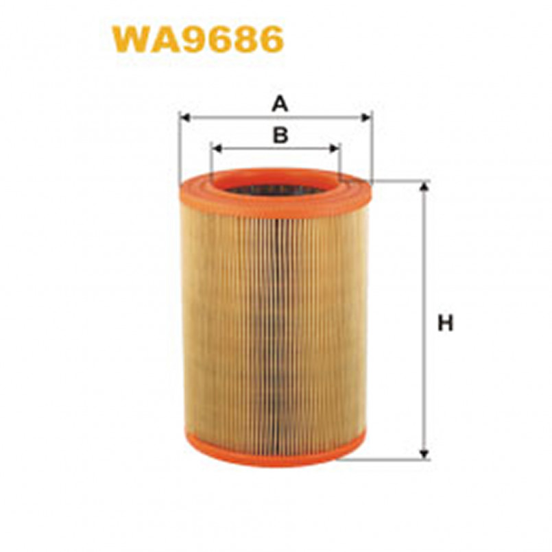 WA9686   (234/5)  WIX Фільтр повітря