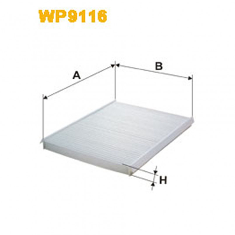 WP9116   (1103)  WIX Фільтр салону