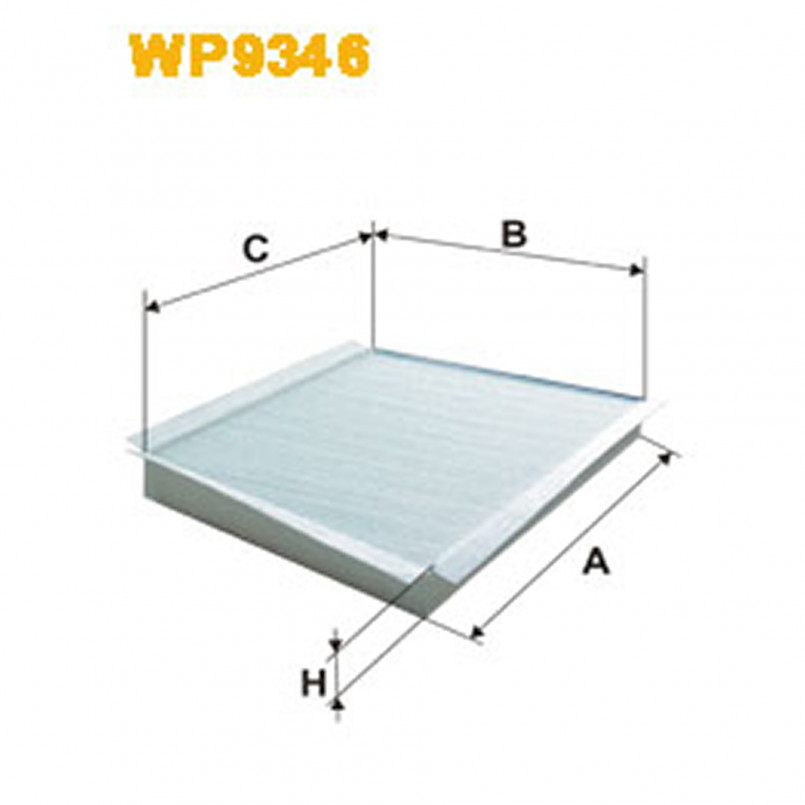 WP9346   (1306)  WIX Фільтр салону
