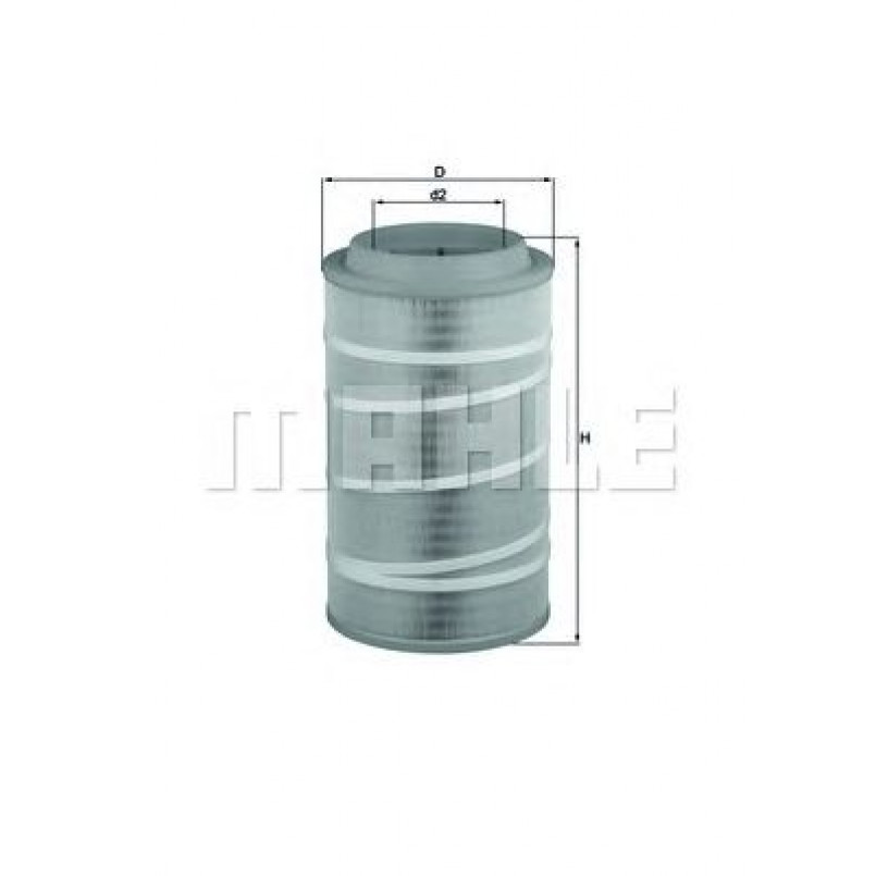 LX1807 Фільтр повітря (KNECHT)