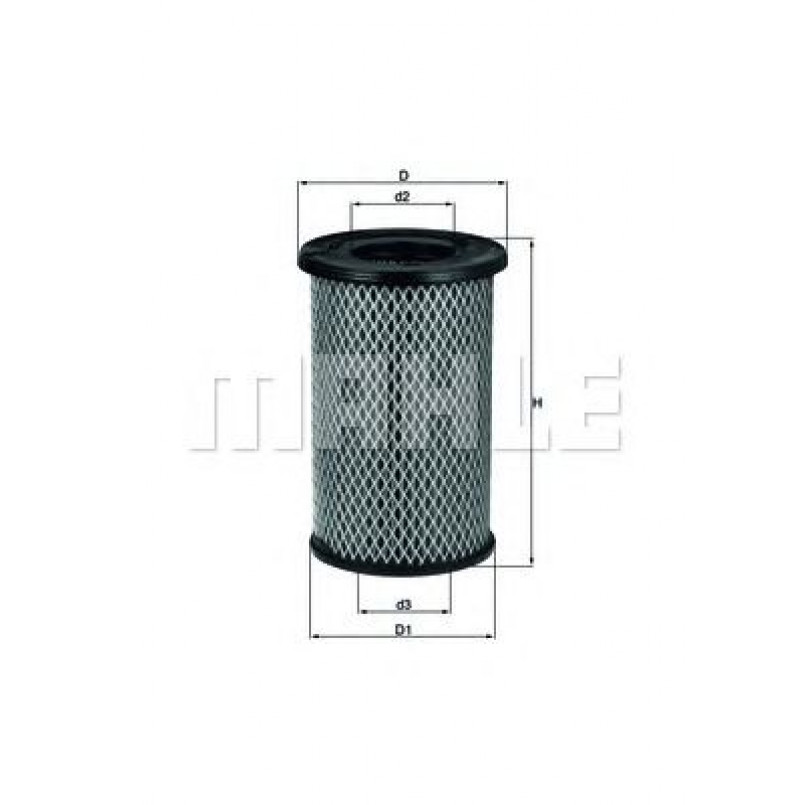 LX2968 Фільтр повітря (MAHLE)