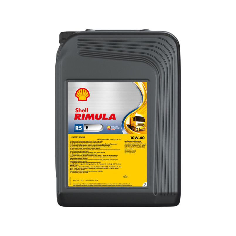 SHELL Rimula R5Е 10W-40 CI-4, 20L олива моторна