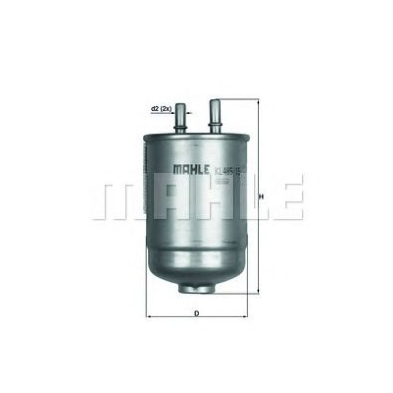 KL485/15D Фільтр палива (MAHLE)