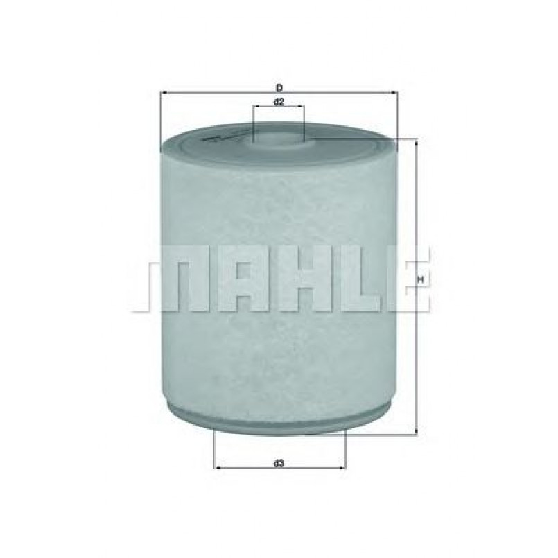 LX2049/4 Фільтр повітря (MAHLE)