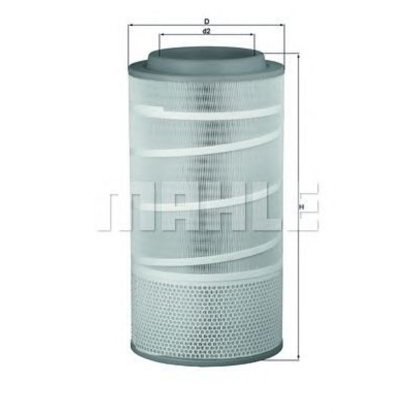LX3030 Фільтр повітря (MAHLE)