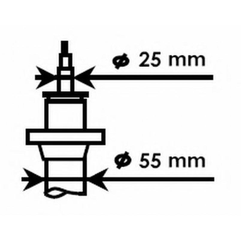 325700 KYB - Стійка амортизатора, _Ultra SR_ (Twin Tube Gas)