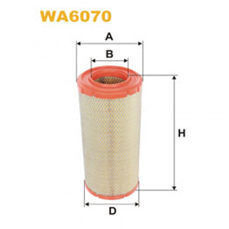 WA6070   (406/2)  WIX Фільтр повітря