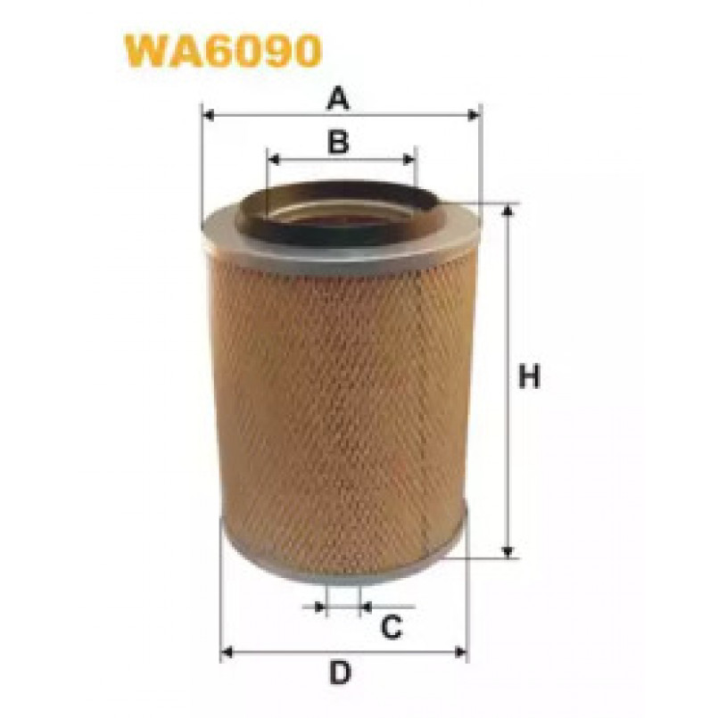 WA6090   (418)  WIX Фільтр повітря