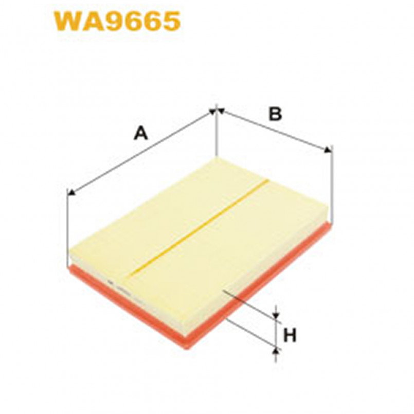 WA9665   (152/4)  WIX Фільтр повітря