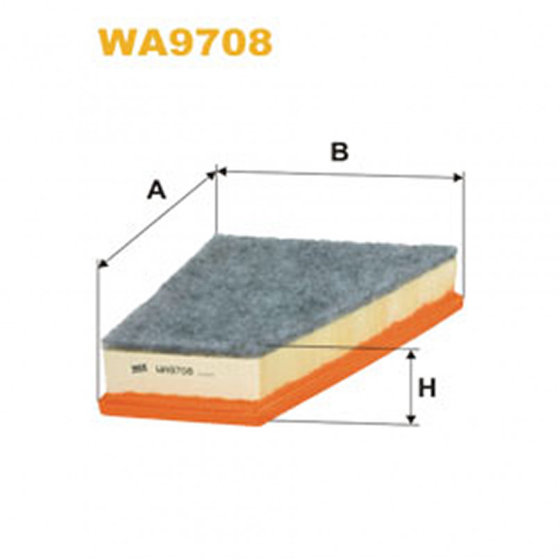 WA9708   (185/9)  WIX Фільтр повітря
