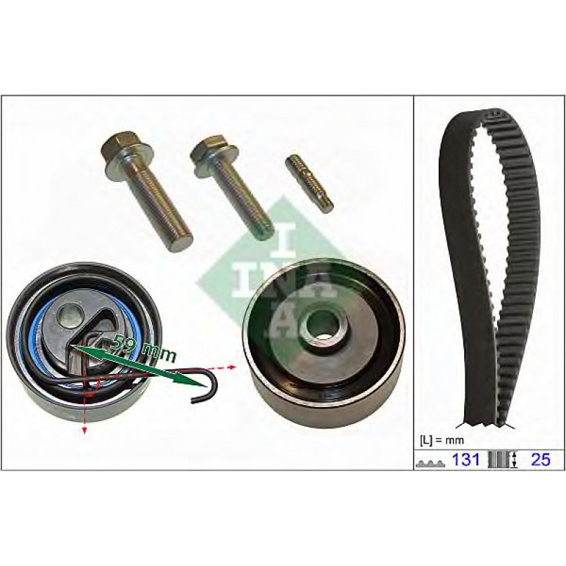 530 0494 10  INA - Комплект ременя ГРМ