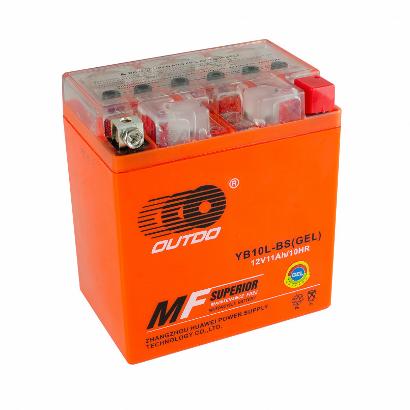 АКБ мото Outdo 11 Ah  YB10L-BS (GEL)/(8х)