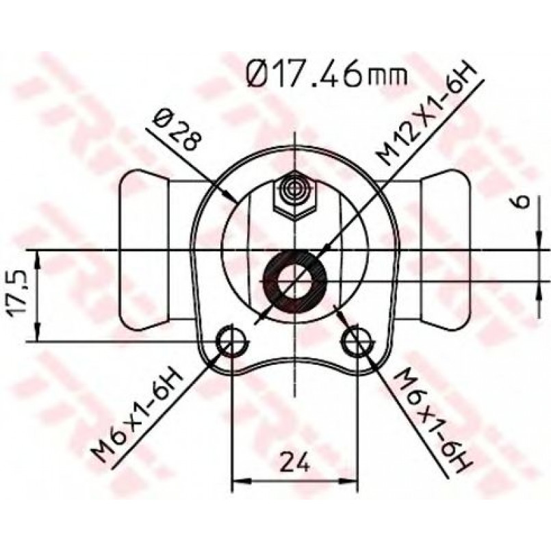 BWC112  TRW - Циліндр гальмівний робочий