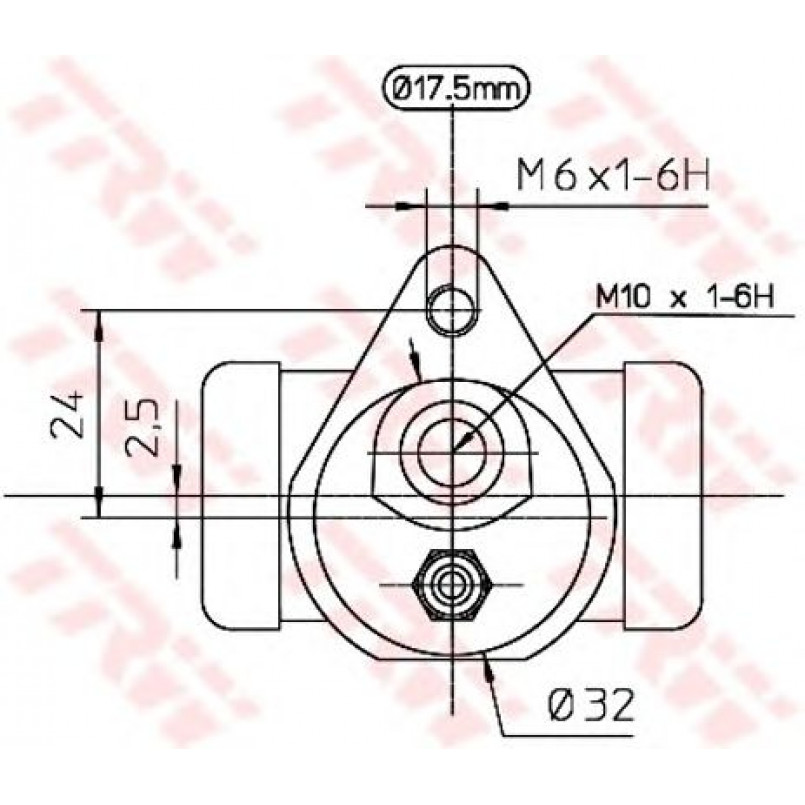 BWC157  TRW - Циліндр гальмівний робочий