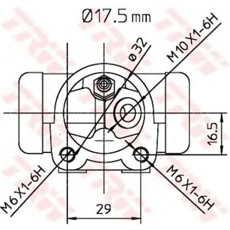 BWC248  TRW - Циліндр гальмівний робочий