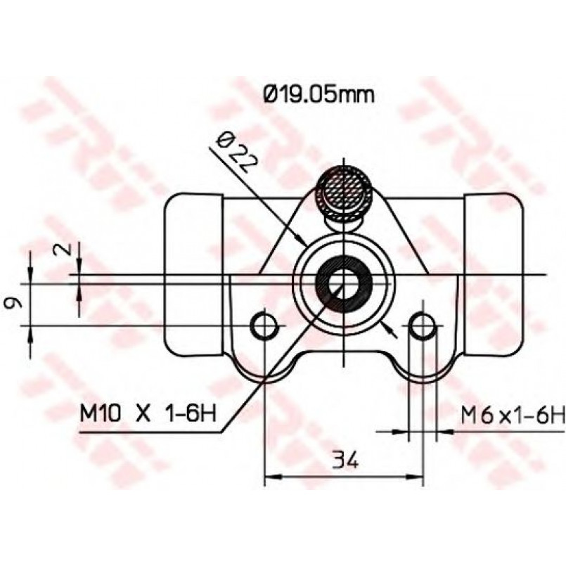 BWD127  TRW - Циліндр гальмівний робочий
