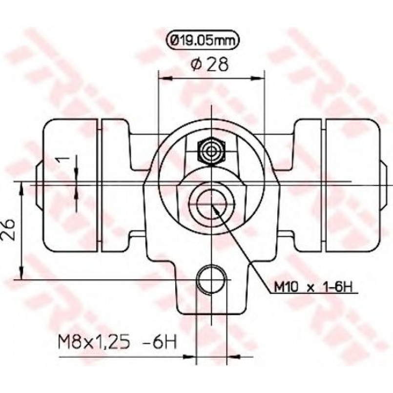 BWD138  TRW - Циліндр гальмівний робочий
