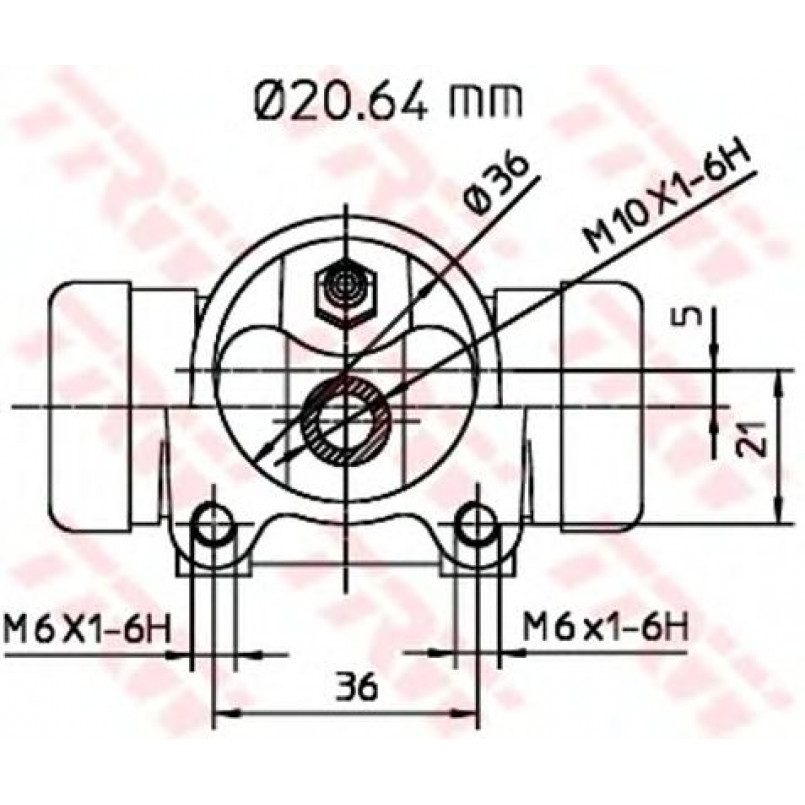 BWF112  TRW - Циліндр гальмівний робочий