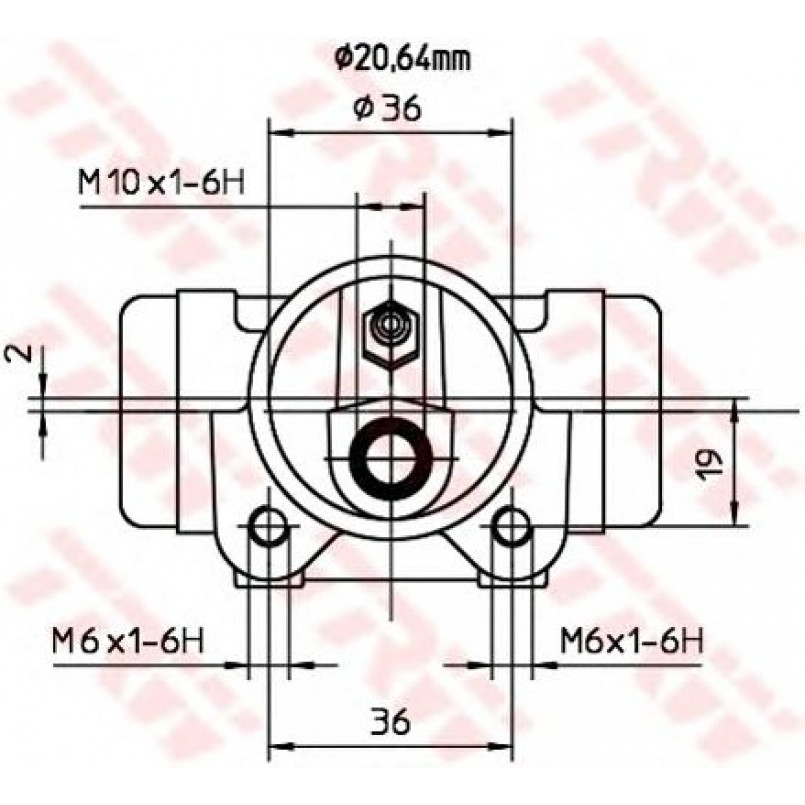 BWF137  TRW - Циліндр гальмівний робочий