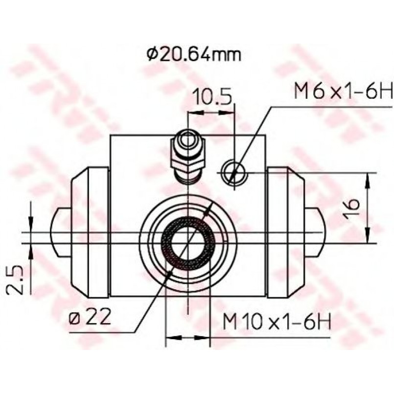 BWF145A  TRW - Циліндр гальмівний робочий