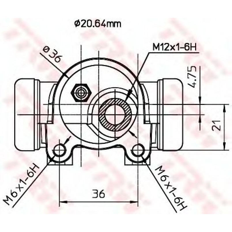 BWF154  TRW - Циліндр гальмівний робочий