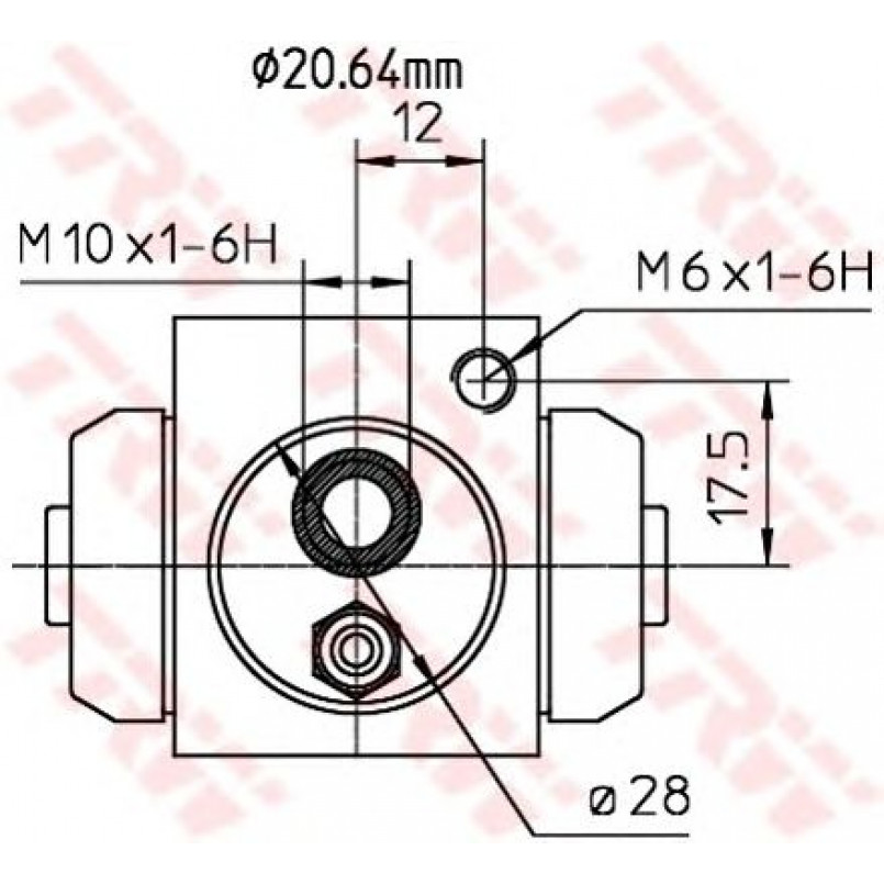 BWF309  TRW - Циліндр гальмівний робочий