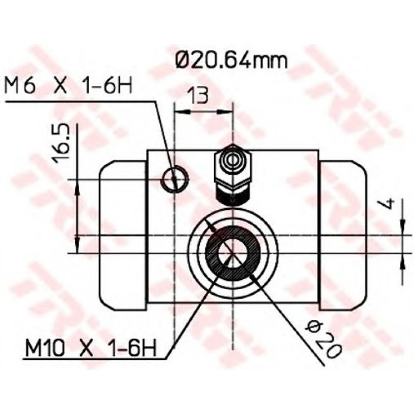 BWF312  TRW - Циліндр гальмівний робочий