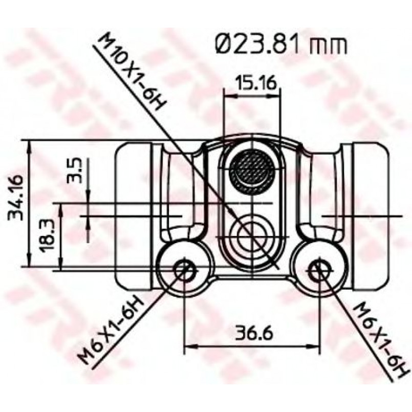 BWK156  TRW - Циліндр гальмівний робочий