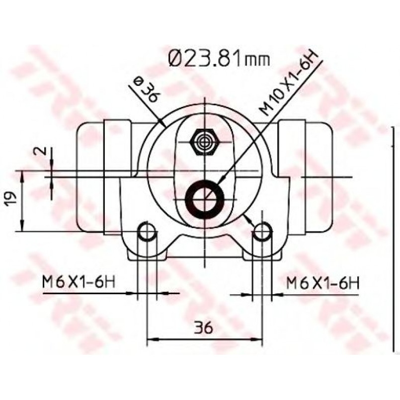 BWK224  TRW - Циліндр гальмівний робочий