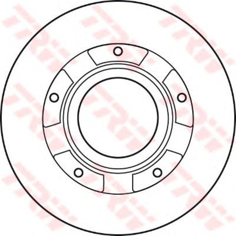DF4821S  TRW - Гальмівний диск