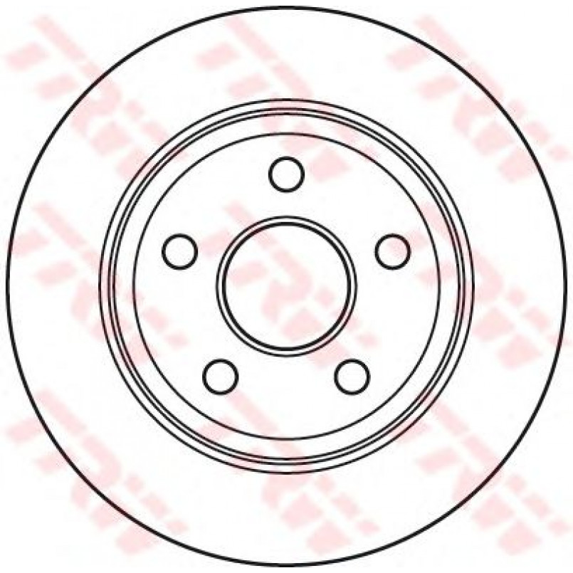 DF4914S  TRW - Гальмівний диск