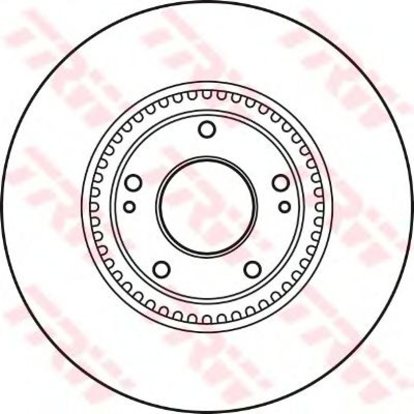 DF4957S TRW - Гальмівний диск